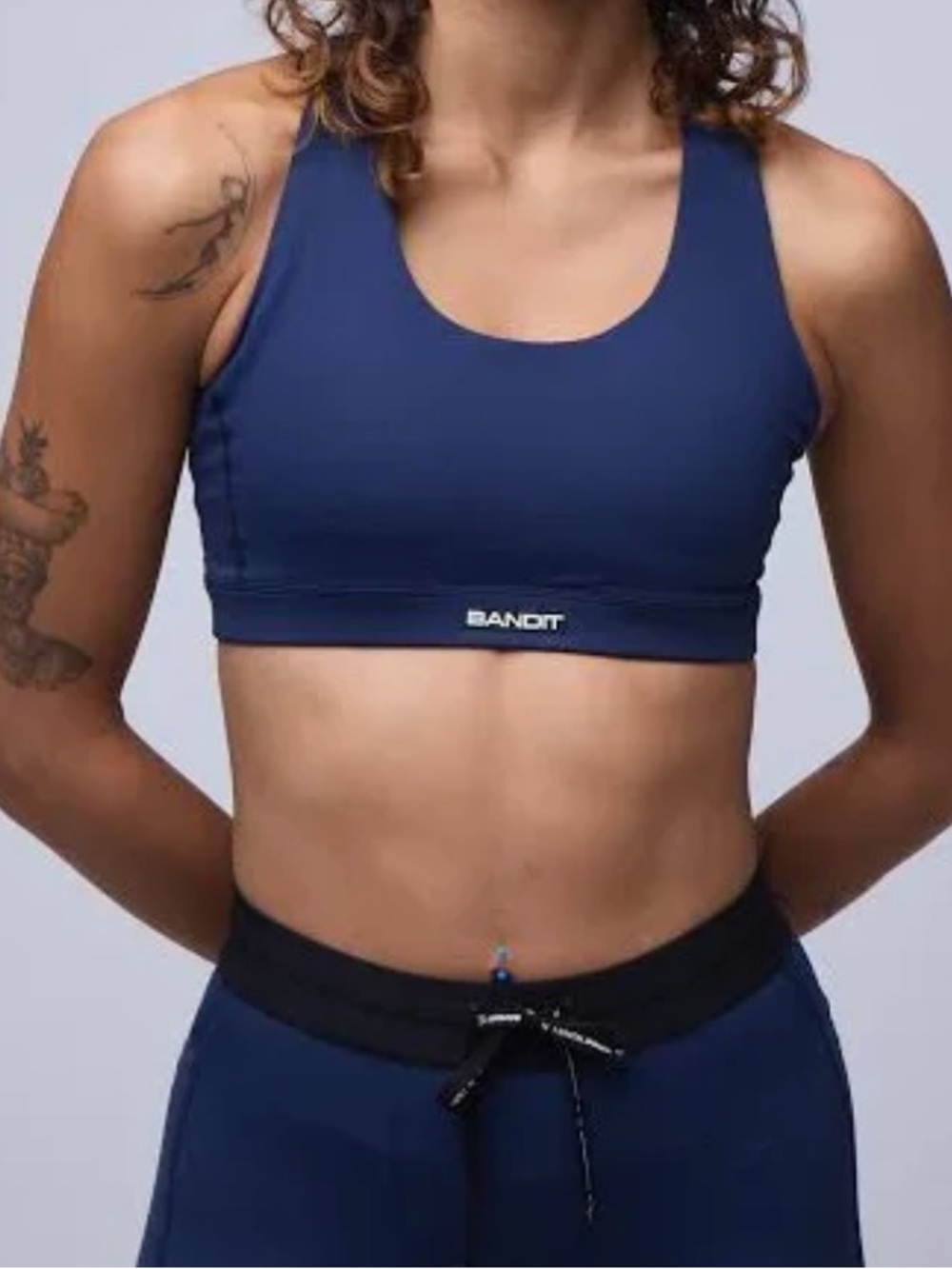 Bandit - GRIDLOCK SCOOPNECK BRA - NYC NAVY - Small